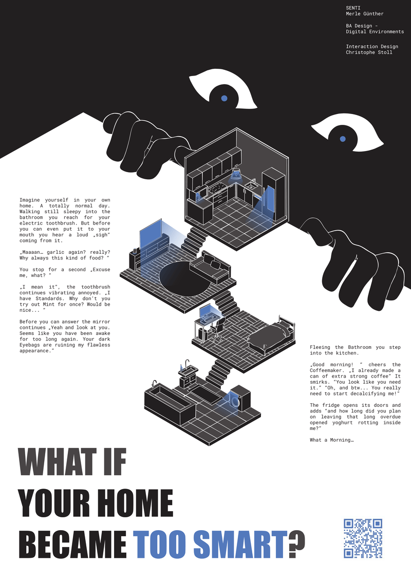 Exhibition poster by Merle Günther