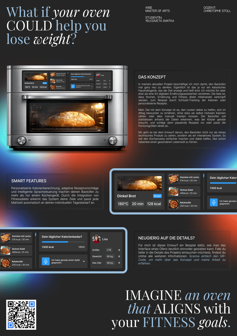 Exhibition poster by Yelyzaveta Sviatka